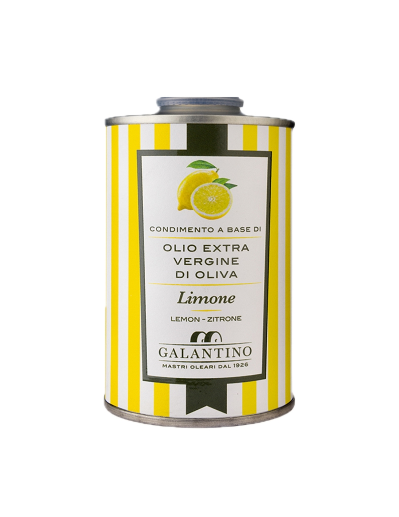 Olio extra vergine di oliva aromatizzato a limone