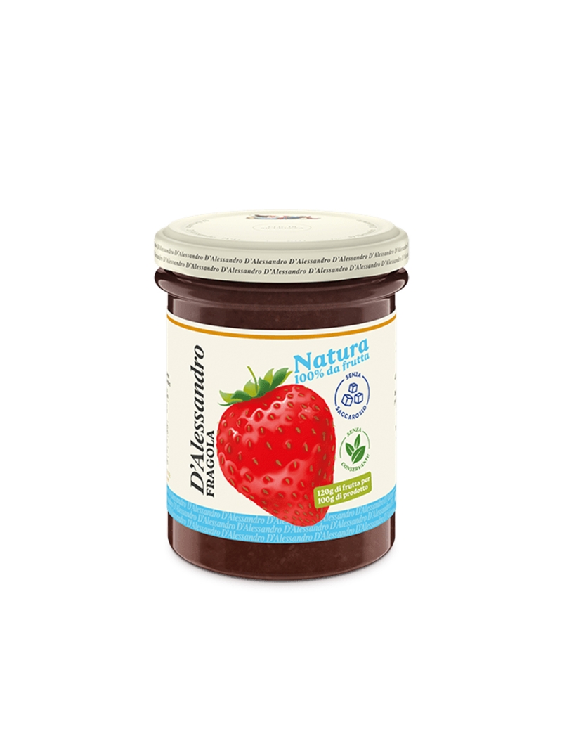 Confettura di fragola senza zucchero