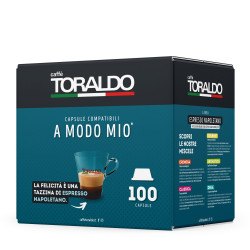 Caffè Toraldo 100 Capsule A Modo Mio miscela Classica