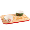 Set 2 Coppette Xmas Pcl conbase in Bambù 28x20 Gift Box