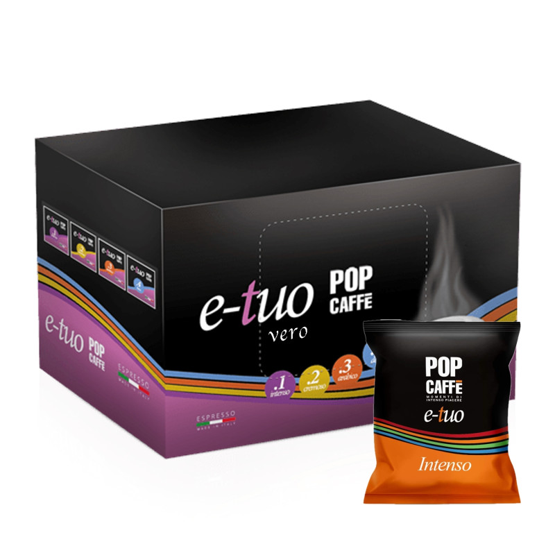 Pop Caffè 50 Capsule Aroma Vero E-Tuo Vero Intenso