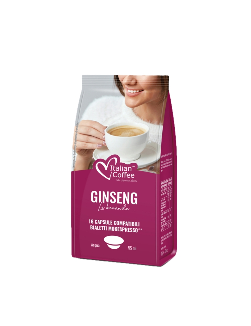 Capsule Caffè al Ginseng compatibili Bialetti Mokespresso