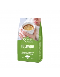 Italian Coffee 16 Capsule Tè al Limone comp. Bialetti Mokespresso