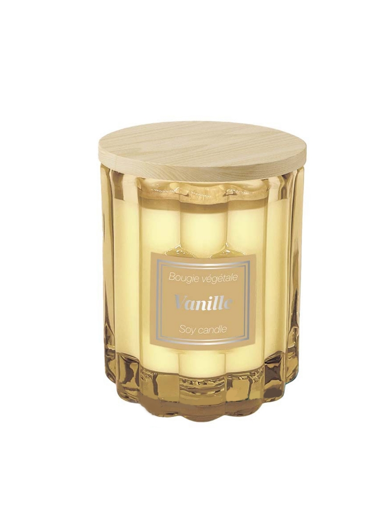 Candela Profumata in Vetro "Vaniglia"