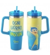 Mug Termica con cannuccia, Inside Out Gioia