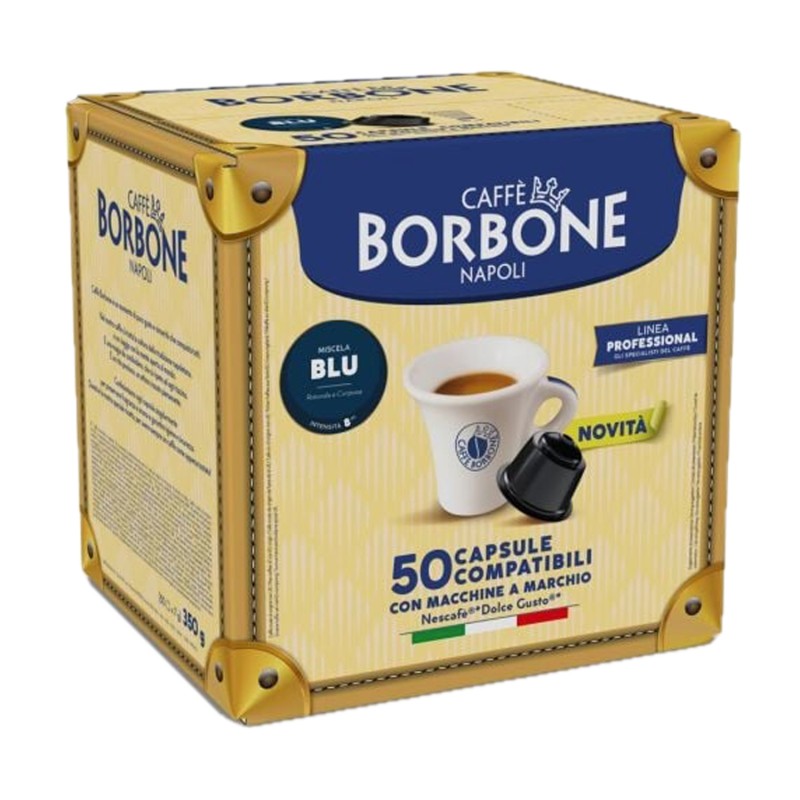 Caffè Borbone Dolce Gusto 50 Capsule miscela Blu