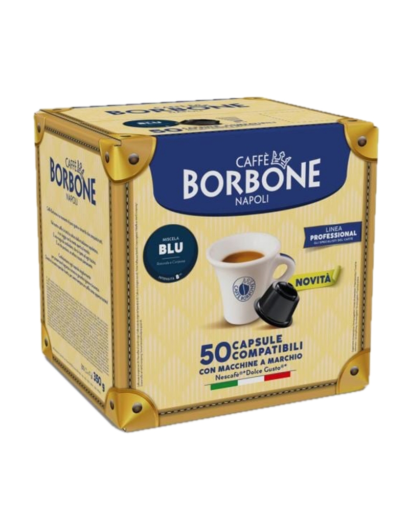 Caffè Borbone Dolce Gusto 50 Capsule miscela Blu