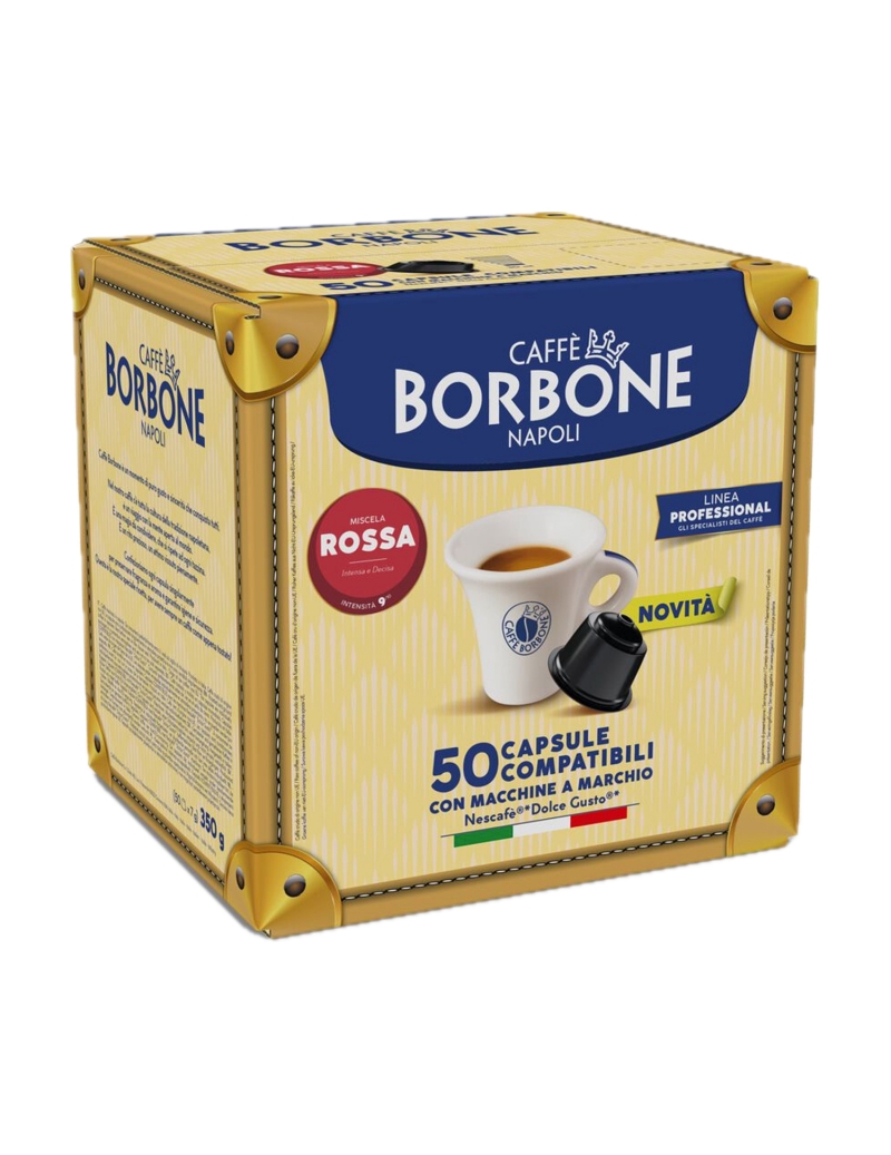 Caffè Borbone Dolce Gusto 50 Capsule miscela rossa