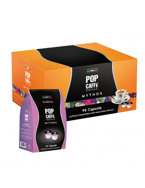 Pop Caffè Capsule Mitaca Mythos, miscela Arabica
