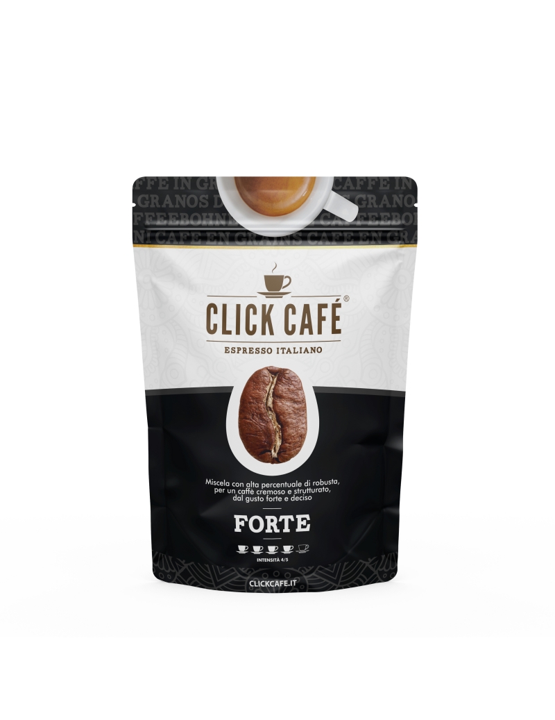 Caffè in grani Click Caffè, miscela Forte 500 gr
