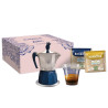 Caffè Borbone Moka Ciao + 4Bicchieri Vetro + 30 Cialde compostabili