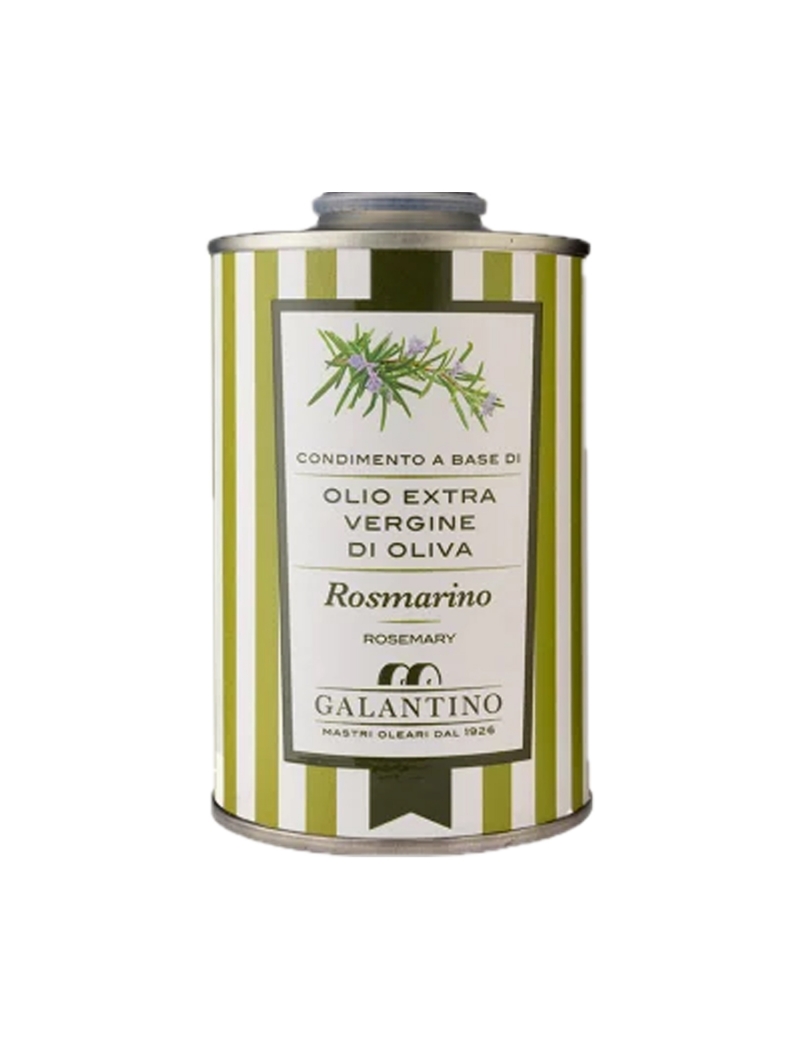 Olio extra vergine di oliva aromatizzato al rosmarino