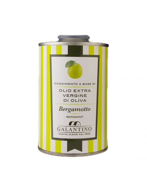 Olio extra vergine di oliva aromatizzato al bergamotto