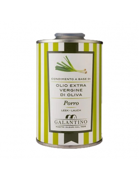 Olio extra vergine di oliva aromatizzato al porro