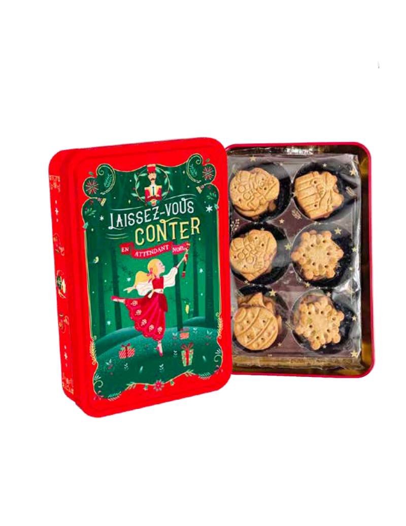 Latta Natalizia con biscotti al burro