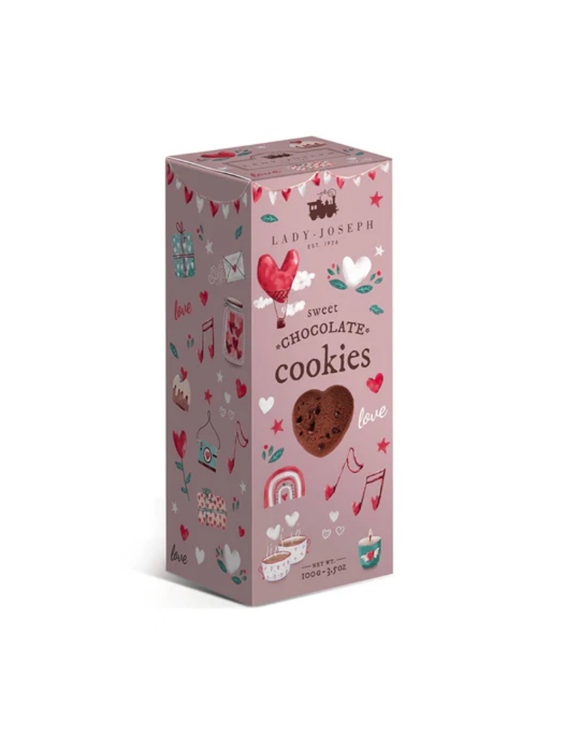 Biscotti Cuoricini con Gocce di Cioccolato