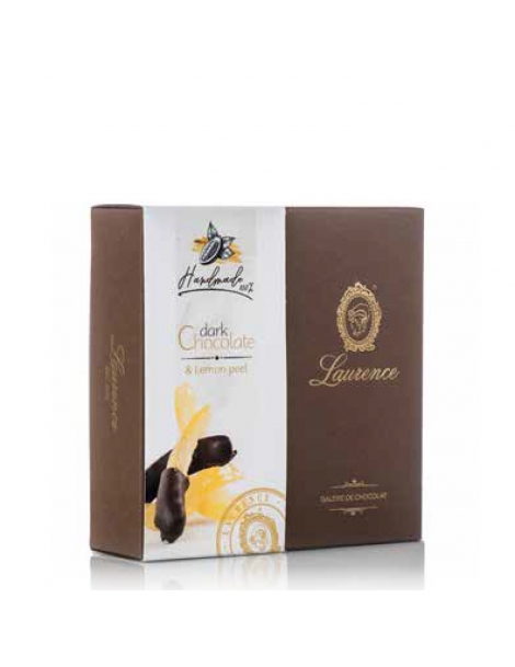 Scorzette di Limone Ricoperte di Cioccolato Fondente