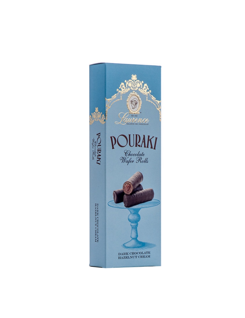 Wafer con Crema alla nocciola ricoperti di Cioccolato Fondente