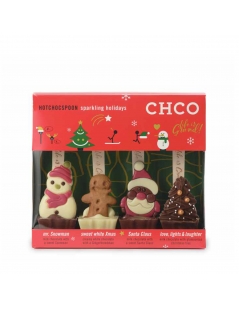 Mix 4 Cucchiaini per la Preparazione Cioccolata Calda