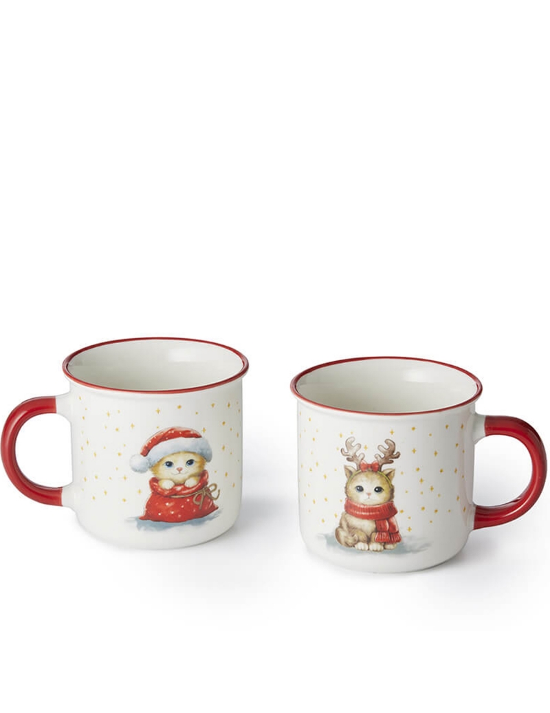 Mug "Christmas Cats" 2 Fantasie New Bone China