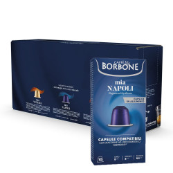 Capsule compatibile Nespresso in alluminio, miscela Napoli
