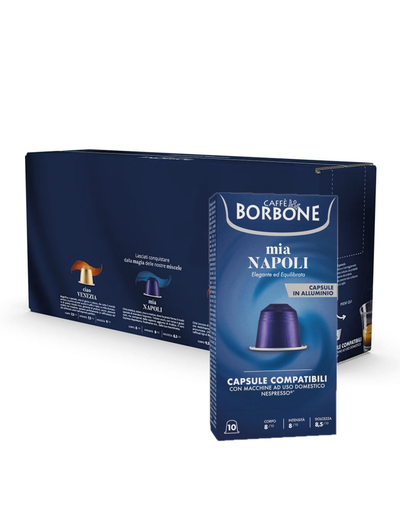 Capsule compatibile Nespresso in alluminio, miscela Napoli