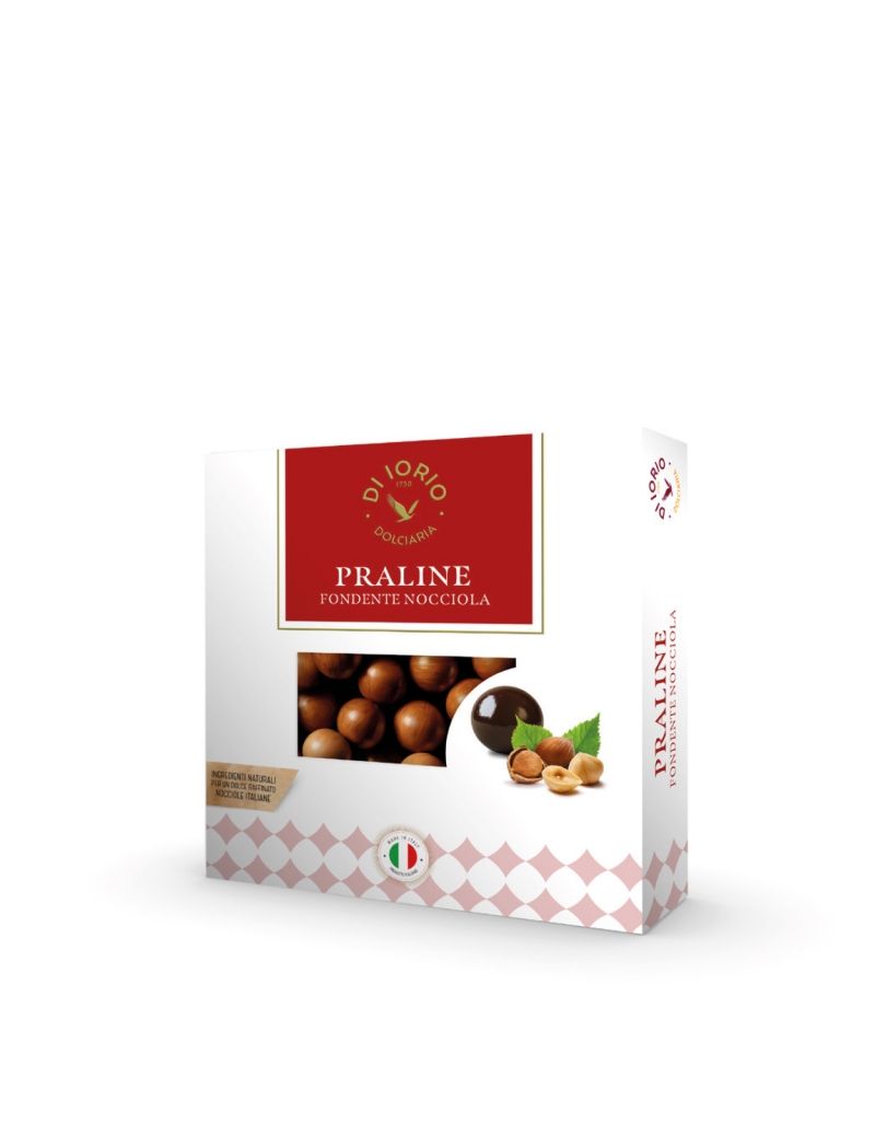 Praline di Nocciole Ricoperte di cioccolato Fondente