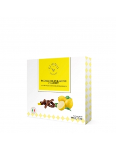 Scorzette di Limone ricoperte di Cioccolato Fondente