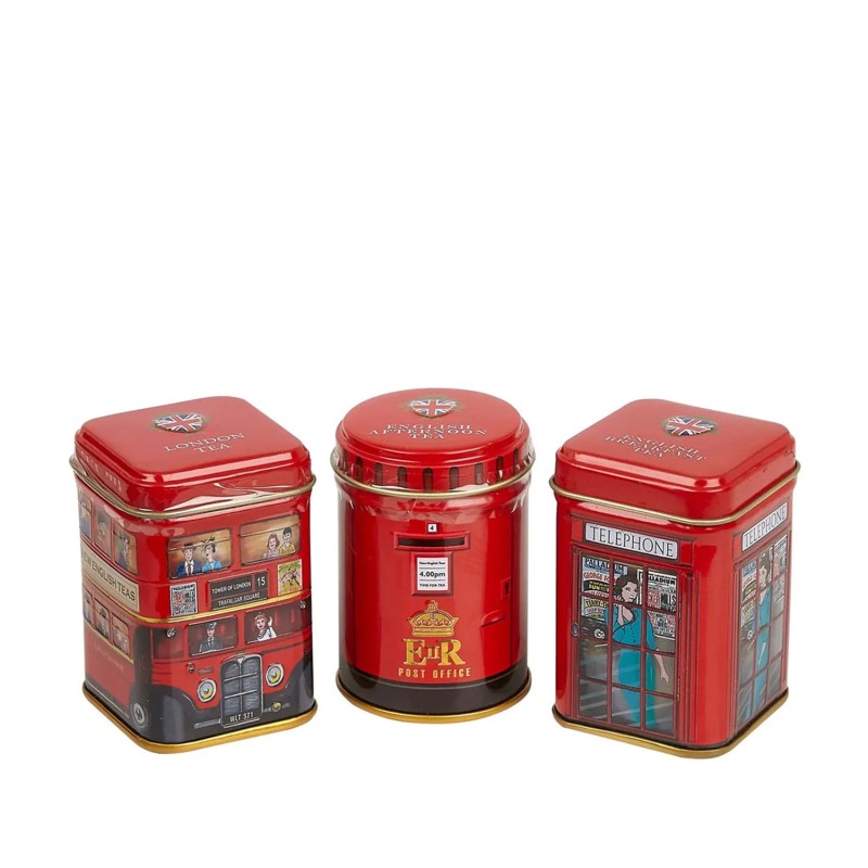 New English Teas Red Bus, Letter Box & Telephone Box Mix Tè