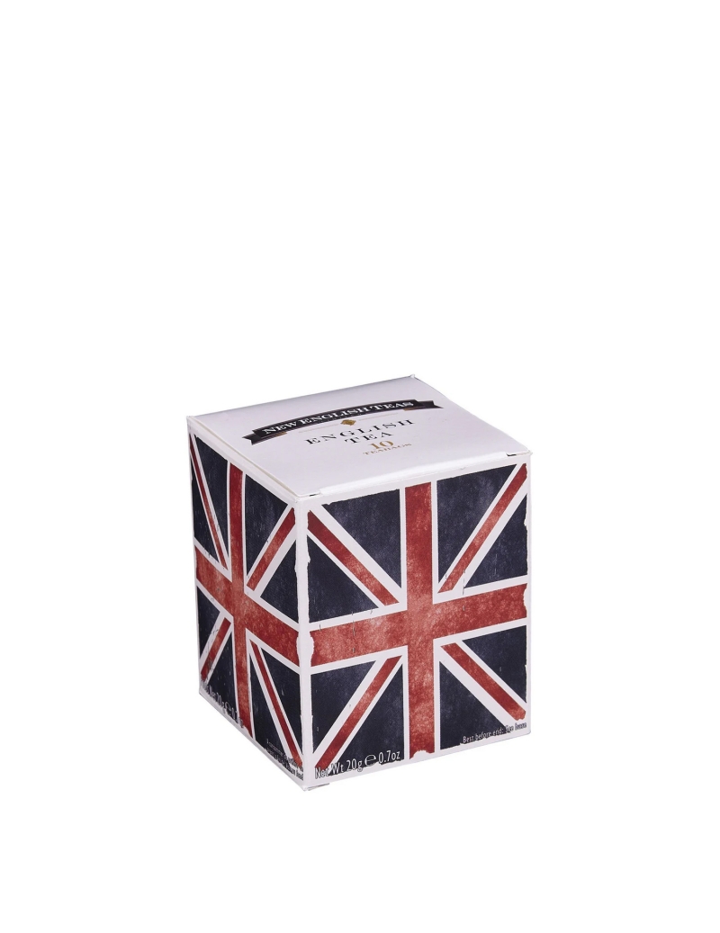 New English Teas Box Bandiera Inglese 10 Filtri English Breakfast
