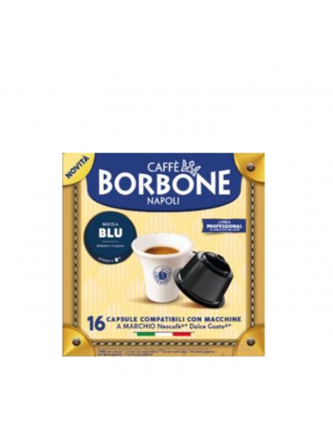 Caffè Borbone 64 Capsule Dolce Gusto miscela Blu 4X16