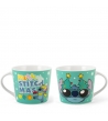 Mug Jumbo in porcellana Disney Stitch Christmas Tiffany