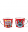 Mug Jumbo in porcellana Disney Stitch Christmas Rossa