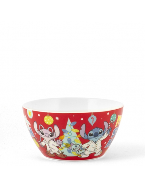 Tazza per Cereali Disney Stitch Christmas rossa