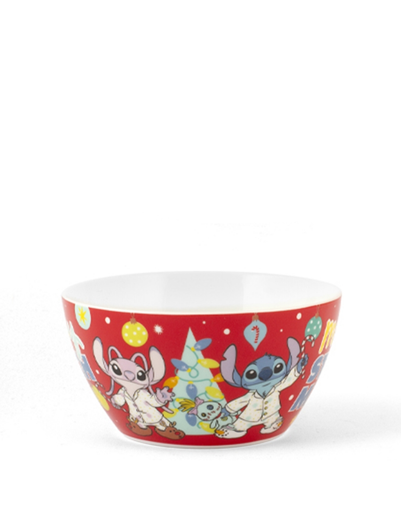 Tazza per Cereali Disney Stitch Christmas rossa