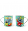 Mug in porcellana Disney Stitch Christmas Tiffany