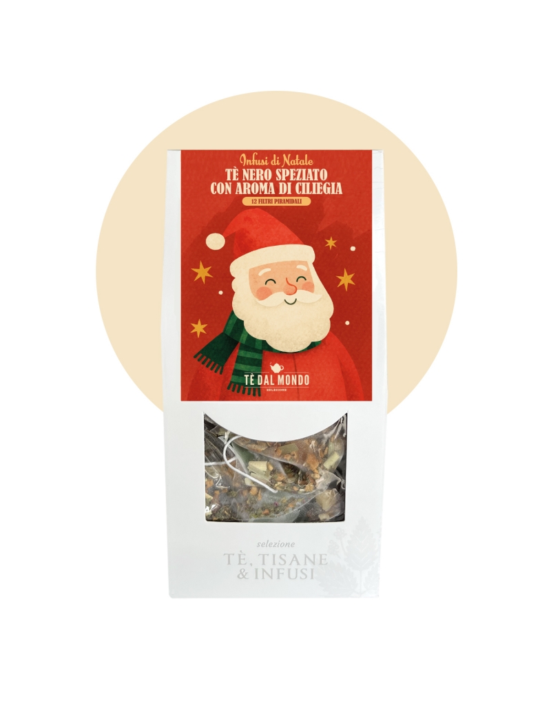 Tè Nero Speziato alla Ciliegia in filtro, Tè dal Mondo