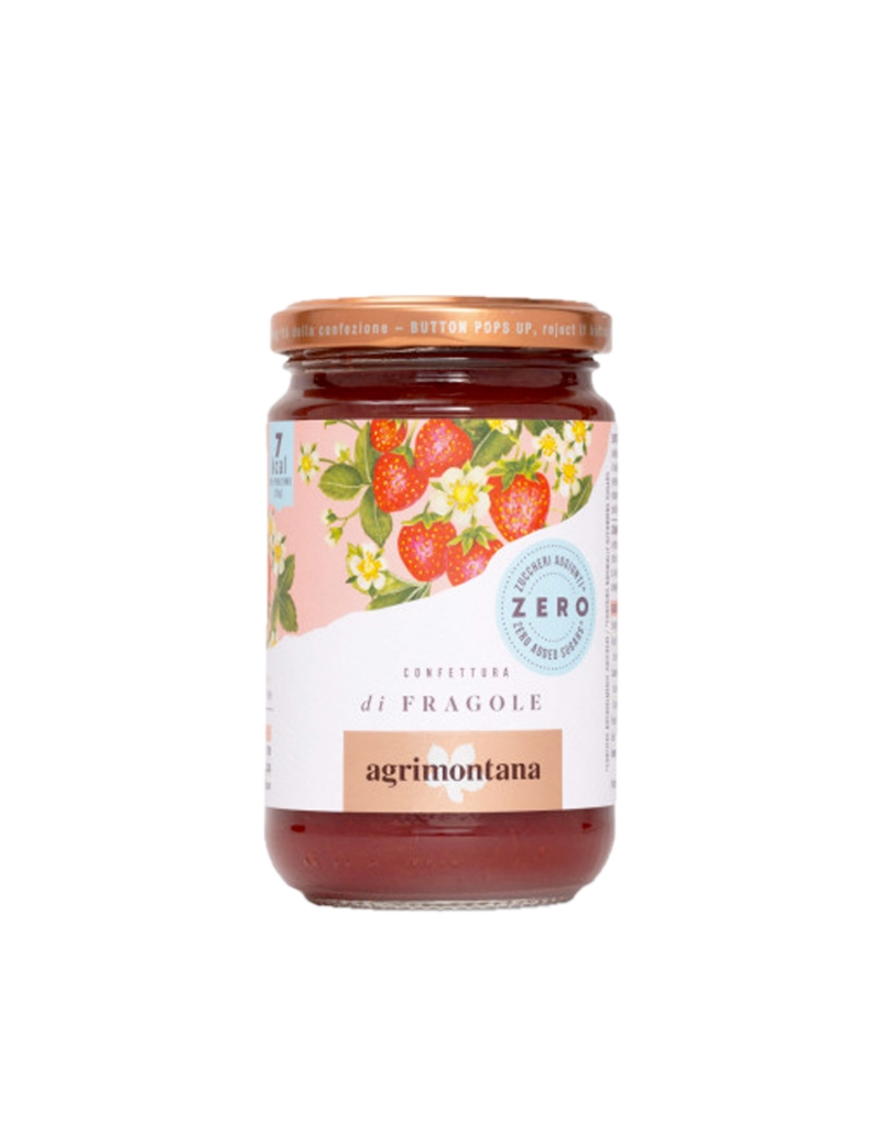 Confettura di Fragole "Zero" zuccheri, Agrimontana