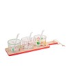 Set Aperitivo Xmas 3 Coppette + cucchiaino base in Bambù Gift Box