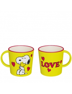 Mug con Manico Quy Cup, Snoopy Love 2