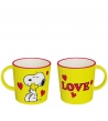 Mug con Manico Quy Cup, Snoopy Love 2