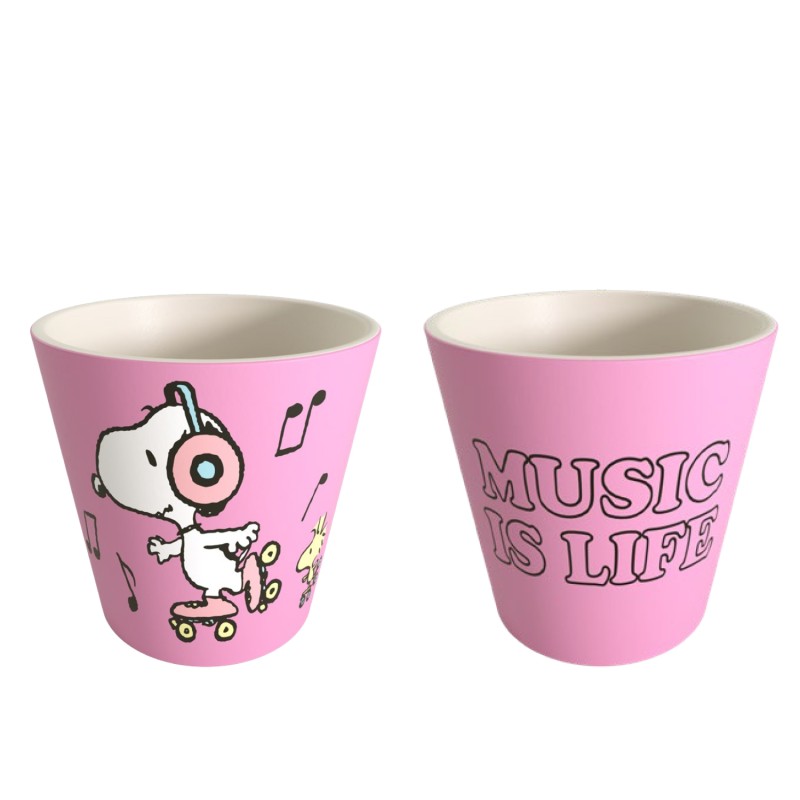 Bicchierino da Caffè Quy Cup Snoopy Music is Life