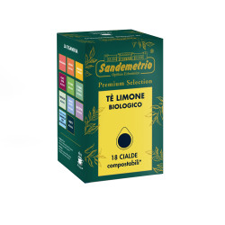 Sandemetrio astuccio 18 Cialde Tè nero al Limone Bio