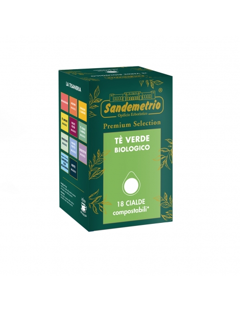 Tè Verde Bio Sandemetrio astuccio 18 Cialde