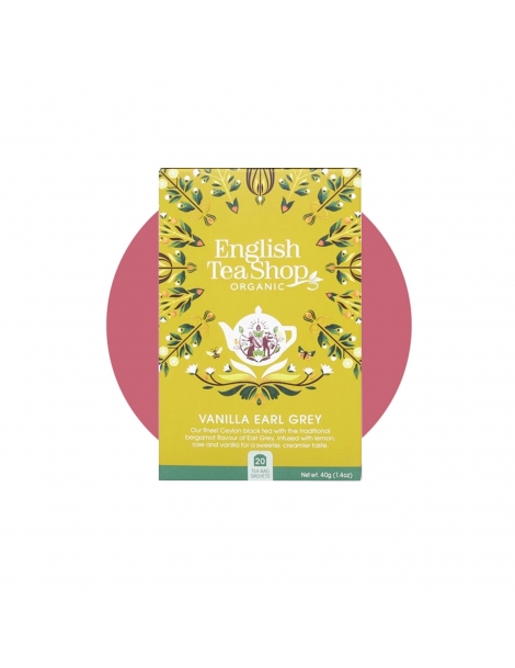English Tea Shop, Tè Nero Earl Grey alla Vaniglia in filtri