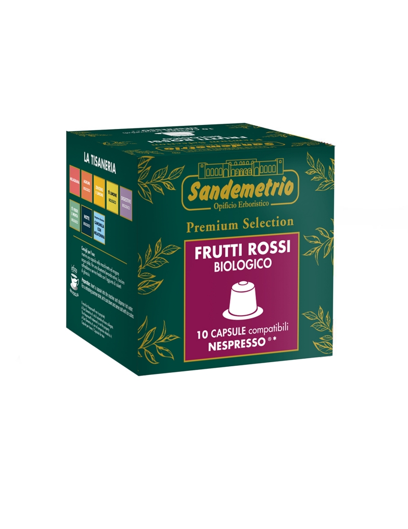 Capsule Nespresso Infuso Frutti Rossi BIO, Sandemetrio