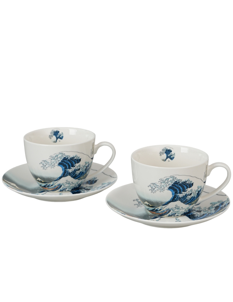 Coppia Mugs con Piattino...