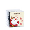 Cubo Babbo Natale Chicco Caffè Ricoperto Di Cioccolato Fondente