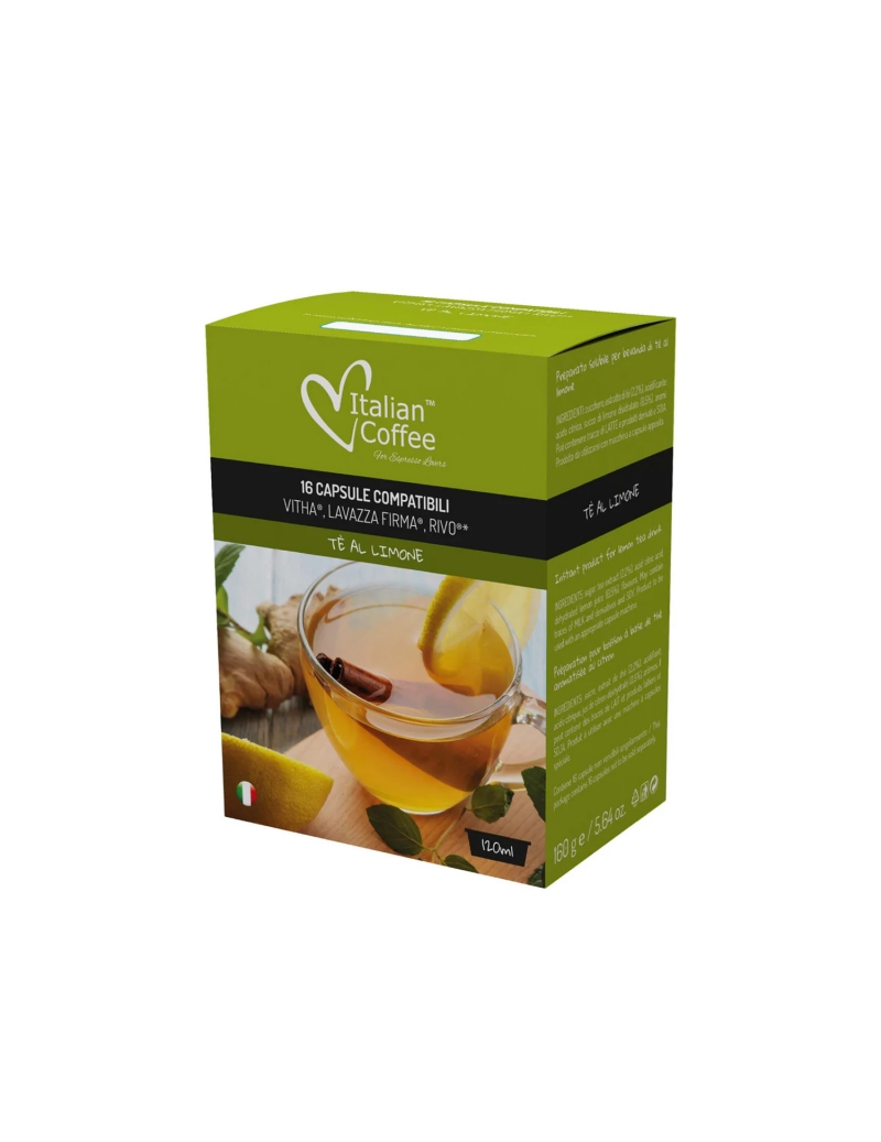 Italian Coffee 16 capsule compatibili Lavazza Firma Tè Limone