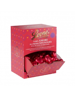 Leone Expo cuori di Cioccolato al latte